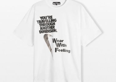 BLACK COMME DES GARÇONS Ανδρικό Λευκό Nike Dimension T-Shirt - BLACK COMME DES GARÇONS - 