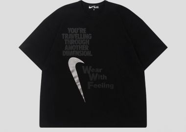 BLACK COMME DES GARÇONS Ανδρικό Μαύρο Nike Men's T-Shirt - BLACK COMME DES GARÇONS - 