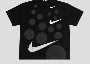 BLACK COMME DES GARÇONS Ανδρικό Μαύρο Nike Oversized T-Shirt - BLACK COMME DES GARÇONS - 