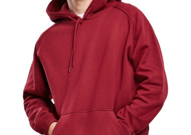 Blank Hoody UC Men TB014-00606 Burgundy - Urban Classics - 