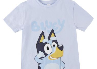 Bluey Smile Παιδικό Κοντομάνικο Μπλουζάκι Μπλε Μπλε - Bluey - 