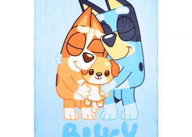 Bluey Snuggle Time Παιδική Κουβέρτα Fleece 100x150cm Μπλε - Bluey - 