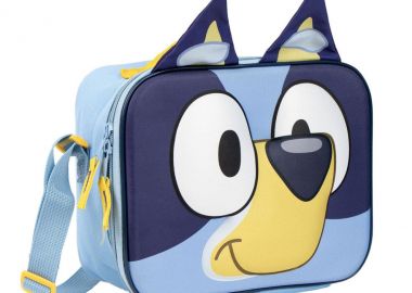Bluey thermo 3D Ισοθερμική Τσάντα Φαγητού 24 cm Μπλε - Bluey - 