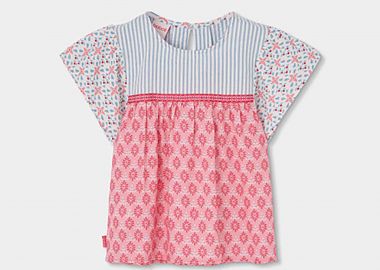 Boboli παιδική μπλούζα με floral print - 303051 Πολύχρωμο - BOBOLI - 