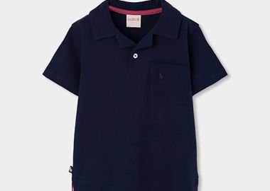 Boboli παιδική μπλούζα πόλο - 823069 Μπλε Σκούρο - BOBOLI - 