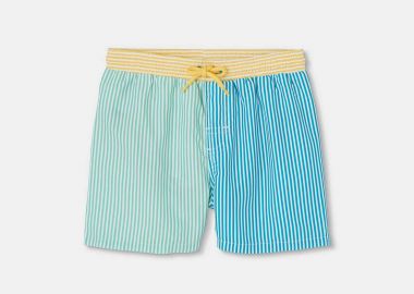 Boboli παιδικό μαγιό boxer με ριγέ print - 543215 Γαλάζιο - BOBOLI - 