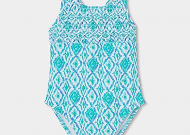 Boboli παιδικό μαγιό ολόσωμο με all-over print - 463058 Γαλάζιο - BOBOLI - 