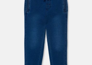 Boboli παιδικό παντελόνι φόρμας μονόχρωμο - 690038 Denim Blue Σκούρο - BOBOLI - 