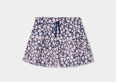 Boboli παιδικό σορτς με floral print - 713023 Πολύχρωμο - BOBOLI - 