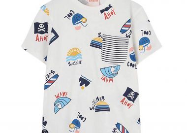 Boboli παιδικό Τ-shirt με all-over print - 503132 Πολύχρωμο - BOBOLI - 