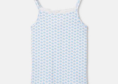 Boboli παιδικό τοπ με all-over print - 403085 Γαλάζιο - BOBOLI - 