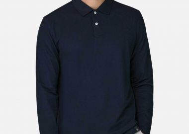 Boggi Milano ανδρική πόλο μπλούζα μονόχρωμη Regular Fit 