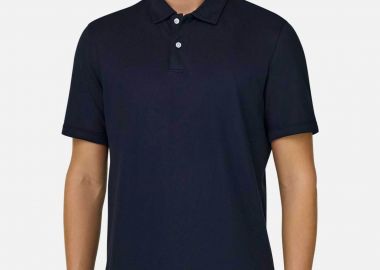 Boggi Milano ανδρική πόλο μπλούζα μονόχρωμη Regular Fit 