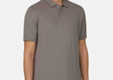 Boggi Milano ανδρική πόλο μπλούζα μονόχρωμη Regular Fit 
