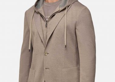 Boggi Milano ανδρική ζακέτα Regular Fit - BO25P054103 Καφέ Ανοιχτό - BOGGI MILANO - 