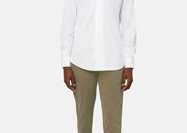 Boggi Milano ανδρικό παντελόνι ελαστικό μονόχρωμο Regular Fit - BO21C005903 Λαδί - BOGGI MILANO - 