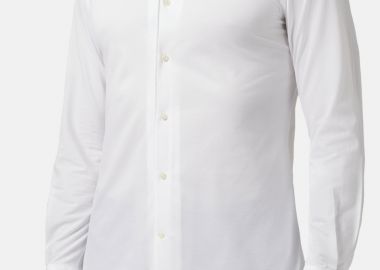 Boggi Milano ανδρικό πουκάμισο μονόχρωμο Regular Fit - BO21C004101 Λευκό - BOGGI MILANO - 