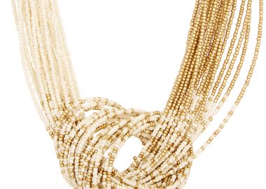 bohemian κολιέ με κόμπο Massai χρυσό - PerfectDress.gr - 