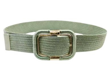 boho chic ελαστική ζωνη Mallory χακί - PerfectDress.gr - 