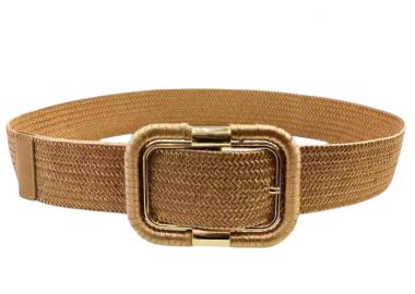 boho chic ελαστική ζωνη Mallory κάμελ - PerfectDress.gr - 