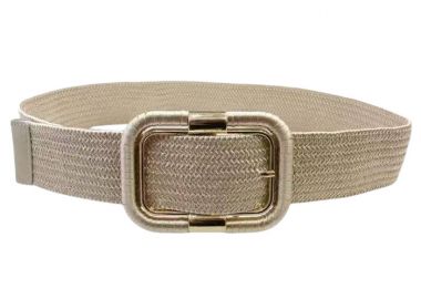 boho chic ελαστική ζωνη Mallory μπεζ - PerfectDress.gr - 