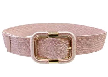 boho chic ελαστική ζωνη Mallory ροζ - PerfectDress.gr - 