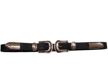 boho cowboy διπλή ζώνη σε μαύρο - PerfectDress.gr - 