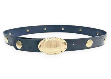 boho δερματίνη ζώνη Lisa μπλε - PerfectDress.gr - 