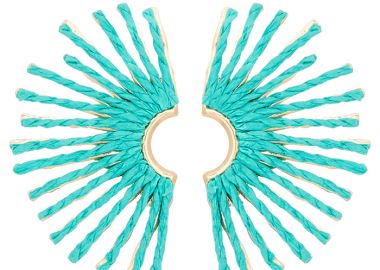 boho σκουλαρίκια Sun τιρκουάζ - PerfectDress.gr - 