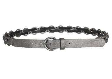 boho ζώνη με κρίκους Aurora ασημί - PerfectDress.gr - 