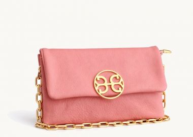 Bonendis Clelia Mini in Pink Leather Ρόζ - Bonendis - 