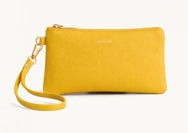 Bonendis Polly Pouch in Yellow Leather Κίτρινο - Bonendis - 