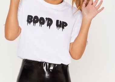 BOO'D UP WHITE TSHIRT - sense-shop - 