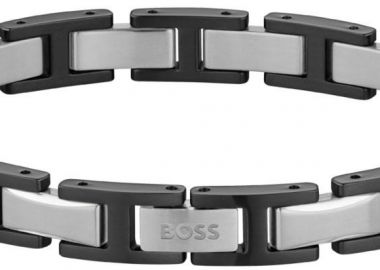 BOSS Βραχιόλι από ανοξείδωτο ατσάλι Silver & Black 1580794 - Boss Accessories - 