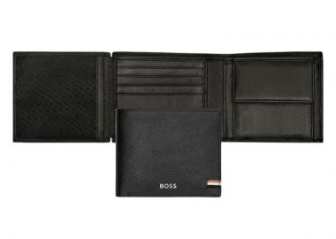 BOSS Πορτοφόλι από δέρμα Black HLN421A - Boss Accessories - 