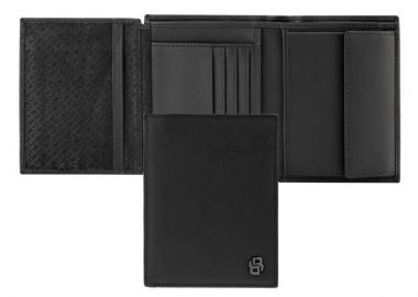 BOSS Πορτοφόλι από δέρμα Black HLO526A - Boss Accessories - 