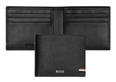 BOSS Πορτοφόλι από δέρμα Black HLW421A - Boss Accessories - 