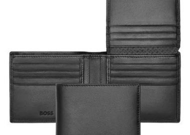 BOSS Πορτοφόλι από δέρμα Black HLY403A - Boss Accessories - 
