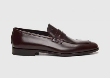 Boss Shoes ανδρικά δερμάτινα παπούτσια - D7996 Καφέ - BOSS SHOES - 