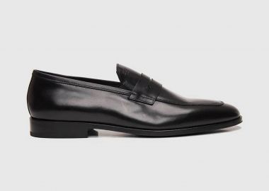 Boss Shoes ανδρικά δερμάτινα παπούτσια - D7996 Μαύρο - BOSS SHOES - 
