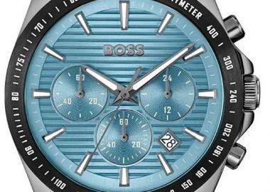 BOSS Strike Chronograph - 1514242, Anthracite case with Stainless Steel Bracelet - Boss - 