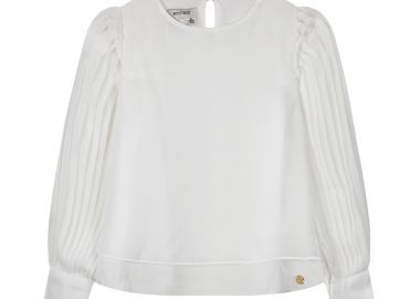 Boutique πουκαμίσα για κορίτσι - Εκρού 46-225270-4 - energiers - 