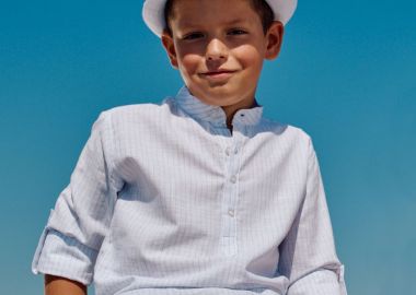 Boutique πουκάμισο για αγόρι - Ριγέ 43-225097-4 - energiers - 