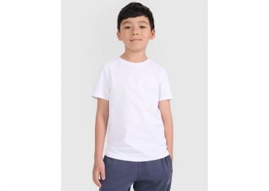 Boy's regular plain Tshirt 4F 4FJRMM00TTSHM325410S - 4f - 