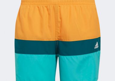 BOYS' ADIDAS COLORBLOCK SWIM SHORTS ΠΟΛΥΧΡΩΜΟ - ADIDAS PERFORMANCE - 