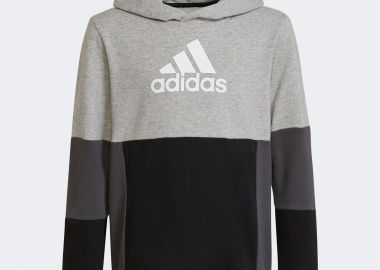 BOYS' ADIDAS COLOURBLOCK HOODIE ΓΚΡΙ - ADIDAS PERFORMANCE - 