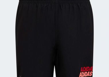 BOYS' ADIDAS LINAGE SWIM SHORTS ΜΑΥΡΟ - ADIDAS PERFORMANCE - 