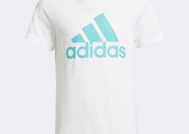 BOYS' ESSENTIALS BIG LOGO T-SHIRT ΑΣΠΡΟ - ADIDAS PERFORMANCE - 