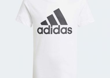 BOYS' ESSENTIALS BIG LOGO TEE ΑΣΠΡΟ - ADIDAS PERFORMANCE - 