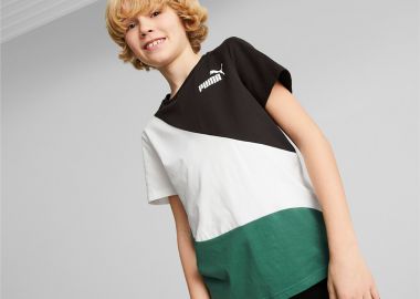 BOYS' PUMA POWER CAT T-SHIRT ΠΡΑΣΙΝΟ - PUMA - 